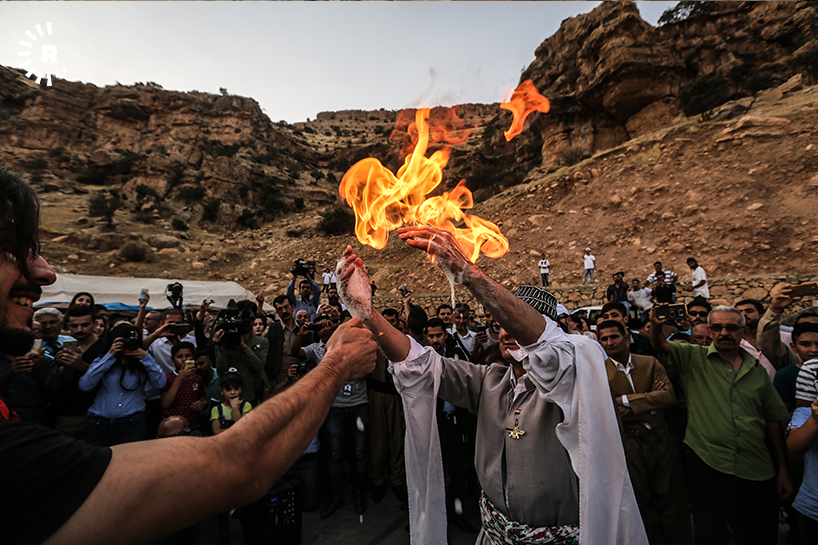 Kurdish Zoroastrians celebrate annual ceremony inside sacred cave